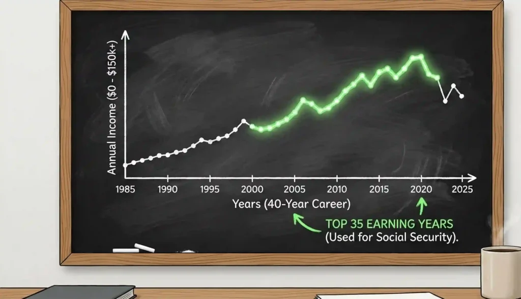 Your 35 Highest-Earning Years and Income Cap Decide How Big Your Check Can Get