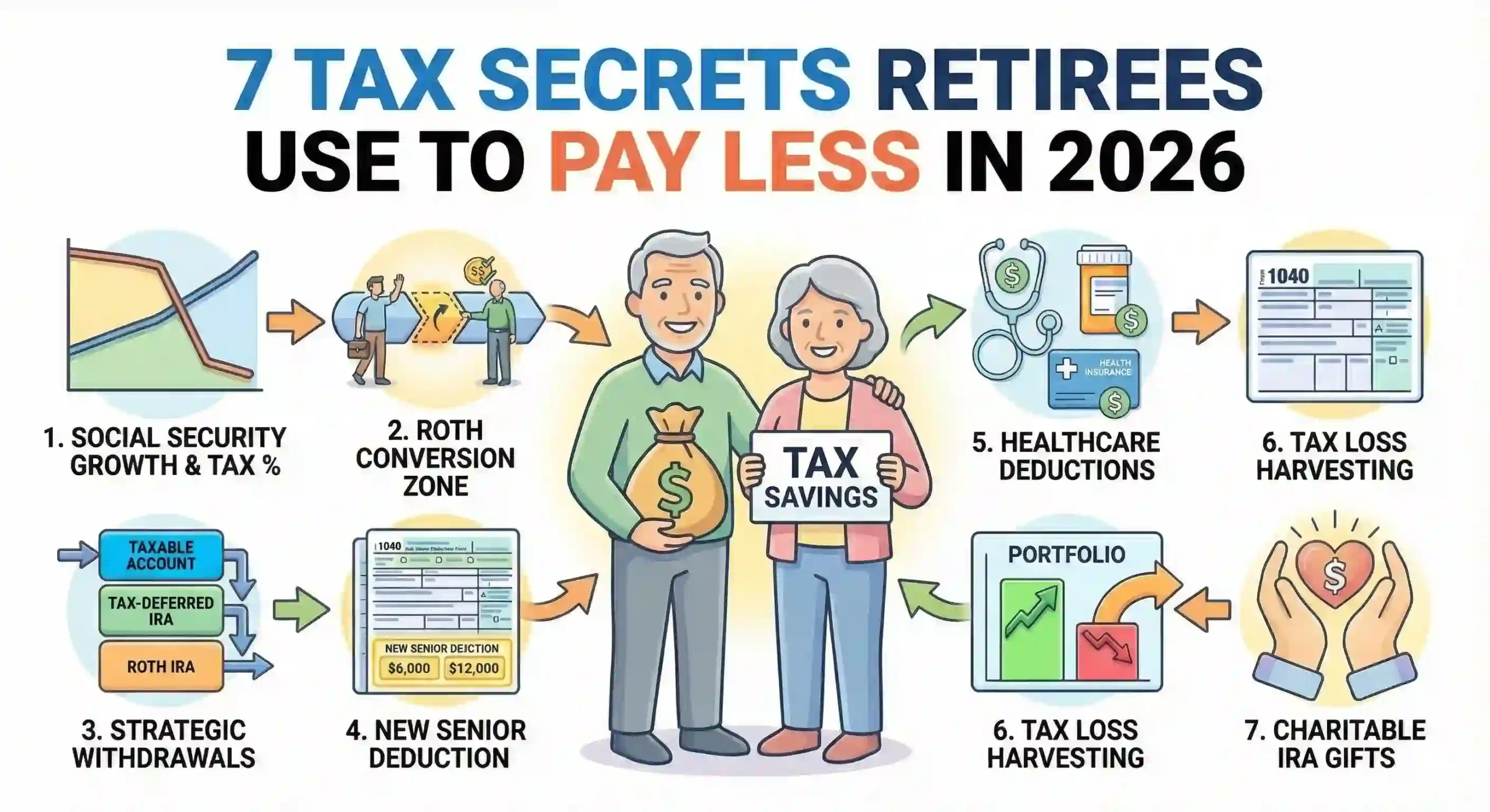7 Tax Secrets Retirees Use to Pay Less in 2026